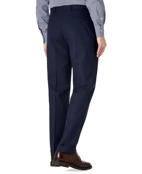 Lauren Ralph Lauren Men's Navy Classic-Fit Solid Pleated Dress Pants |Lauren Ralph Lauren In Lebanon