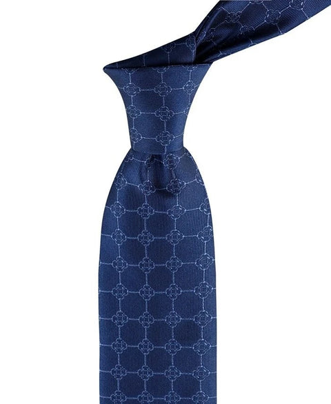 Tommy Hilfiger Men's Navy Derby Grid Tie | Tommy Hilfiger In Lebanon
