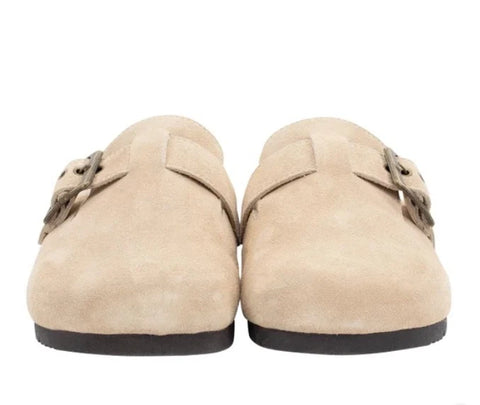 Staheekum Women's Beige Crescent Slippers | Staheekum In Lebanon