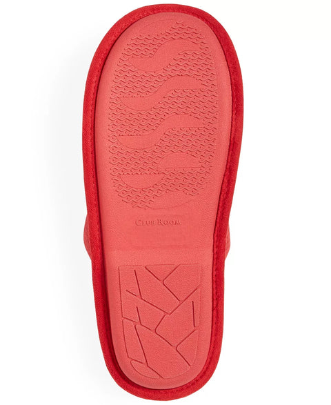 Club Room Men's Red Feeling Jolly Slippers | Club Room In Lebanon