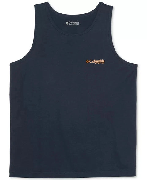Columbia Men's Navy Performance Fishing Gear Logo Graphic Tank Top| Columbia in Lebanon