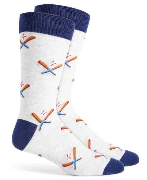 Club Room Men's Gray/Navy Baseball Crew Socks | Club Room in Lebanon