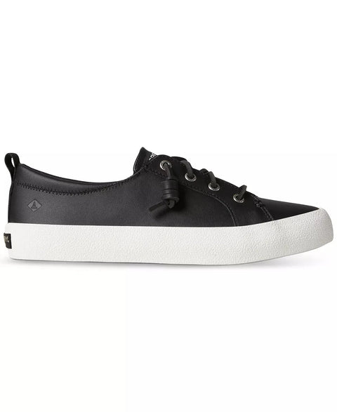 Sperry Women's Black Crest Vibe Leather Sneaker | Sperry In Lebanon