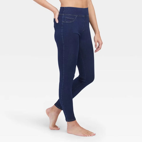Assets by Spank Women's Navy Skinny Shape Denim Leggings | Assets In Lebanon