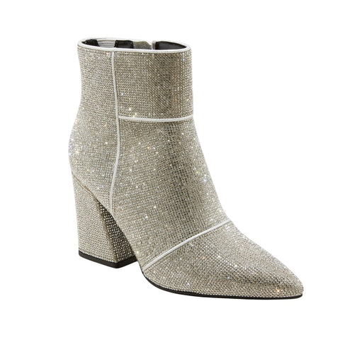 A New Day Women's Silver Cailin Rhinestone Ankle Boots |A New Day In Lebanon