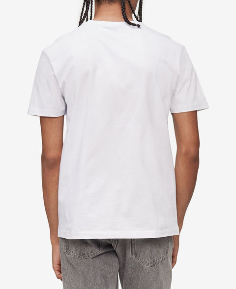 Calvin Klein Men's White T-Shirt ABF780 shr