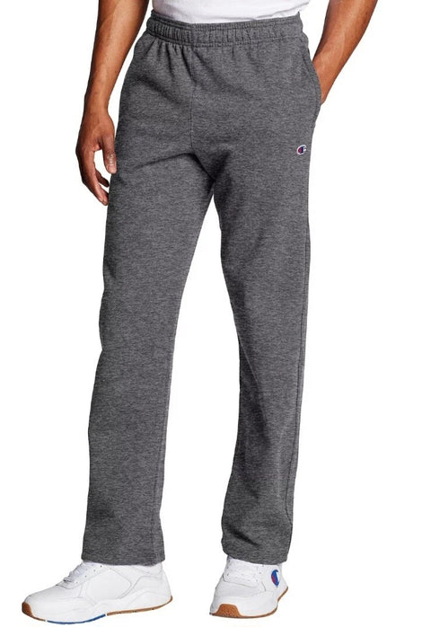 Champion Men's Dark Gray Power blend Relaxed Elastic Athletics Sweatpants | Champion In Lebanon