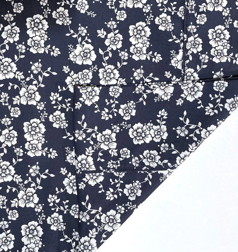 South Point Navy Jasmine Floral Queen With White Flowers Pillowcases 6 Psc Sheet Set |South Point In Lebanon