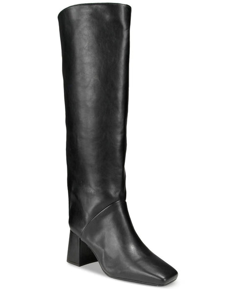 On 34th Women's Black Millerr Square-Toe Knee High Boots | On 34th In Lebanon