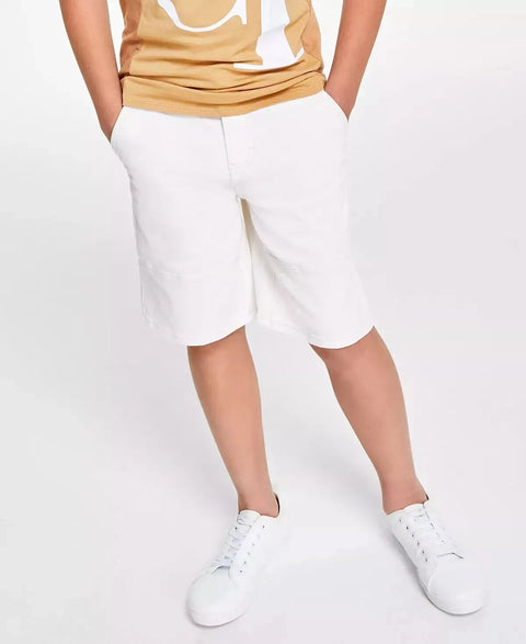 Calvin Klein Boy's White Jeans Short |Calvin Klein In Lebanon