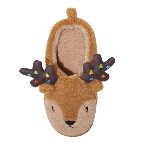 Wondershop Women's Camel Holiday Light up Reindeer Slippers | Wondershop In Lebanon