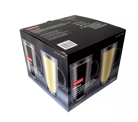 Bodum DOURO Double Wall Mug, 400ml , 4-piece Set   |Bodum In Lebanon