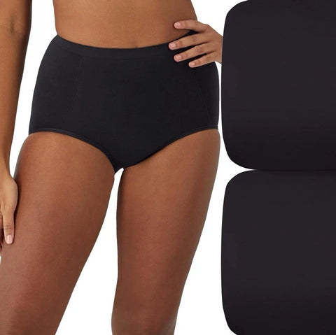 Bali Women's Black Ultra-Firm Control Shapewear Brief 2-Pack | Bali In Lebanon