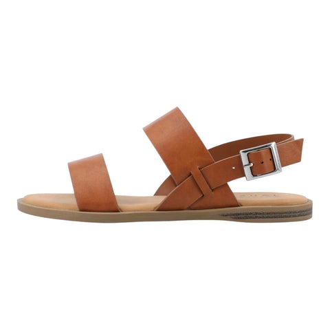 Journee Collection Women's Brown Lavine Multi Strap Sandals| Journee Collection in Lebanon