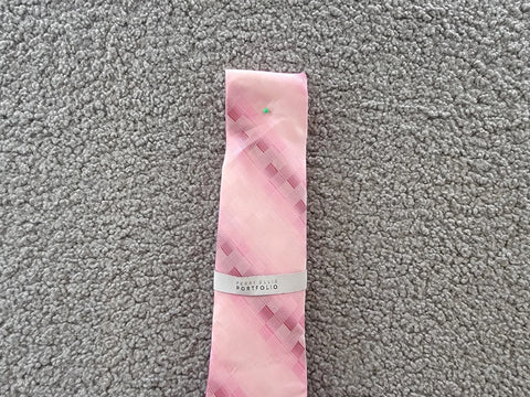 Perry Ellis Men's Pink Shaded Square Tie Classic Design | Perry Ellis  In Lebanon