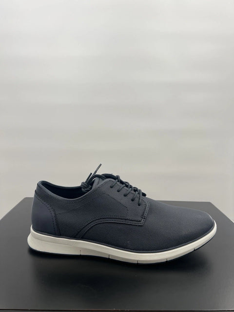 Alfani Men's Navy Dalton Textured Faux-Leather Lace-Up Sneakers | Alfani In Lebanon
