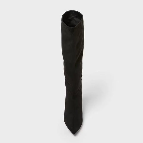 A New Day Women's Black Justice Heeled Boots|A New Day In Lebanon