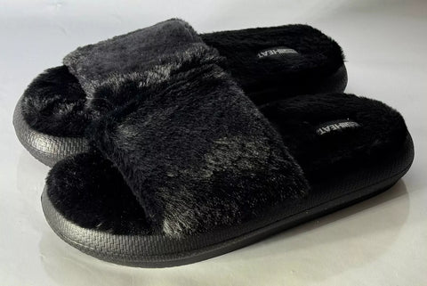 32 Degree Cushion Slide Women's Black Slipper |32 Degrees In Lebanon