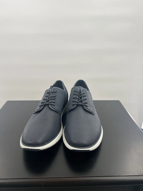 Alfani Men's Navy Dalton Textured Faux-Leather Lace-Up Sneakers | Alfani In Lebanon