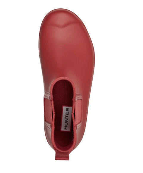 Hunter Women's Red Chelsea Waterproof Ankle Boots | Hunter In Lebanon