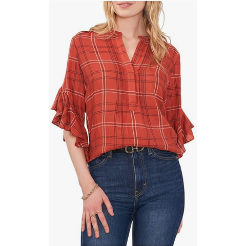 Vince Camuto Women's Red blouses abf2867