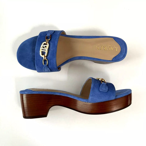 Lauren Ralph Lauren Women's Blue Slippers ACS1169