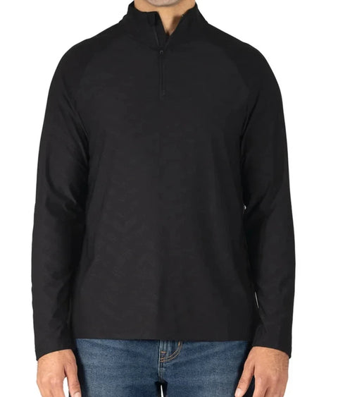 Gerry Men's Black Active Quarter Zip Blouse | Gerry In Lebanon