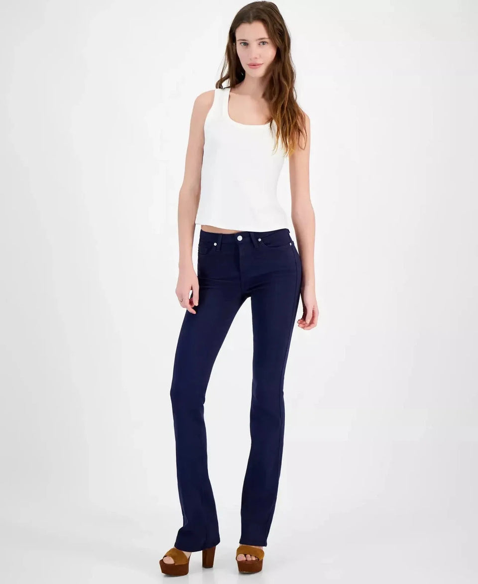 7 for All Mankind Women's Navy Kimmie Bootcut Jeans | 7 for All Mankind In Lebanon