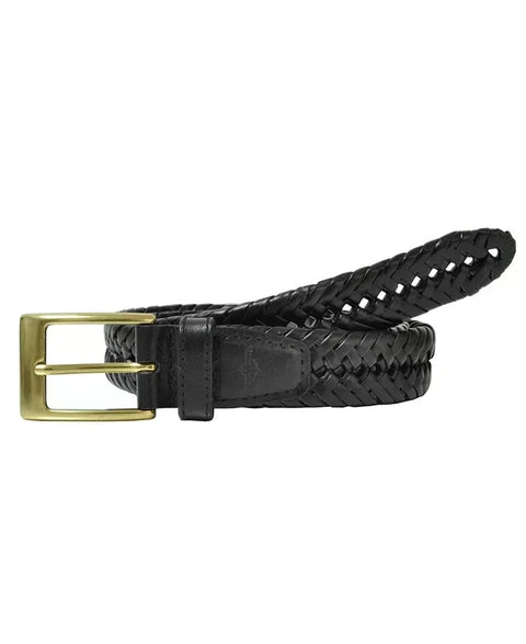 Dockers Men's Black Adjustable Double V-Weave Braided Belt|Dockers In Lebanon