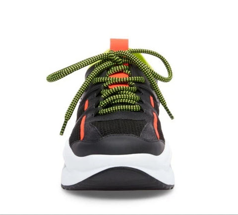 Steve Madden Women's Black Synthetic Fontina Sneakers |Steve Madden In Lebanon