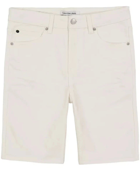Calvin Klein Boy's White Jeans Short |Calvin Klein In Lebanon