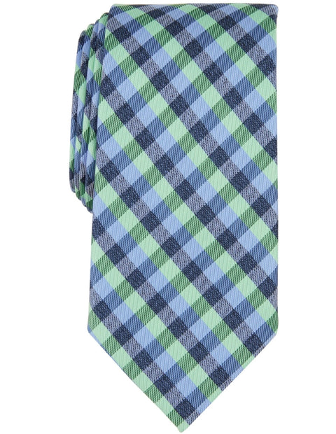 Club Room Men's Mint Green & Blue Silva Check Tie | Club Room In Lebanon