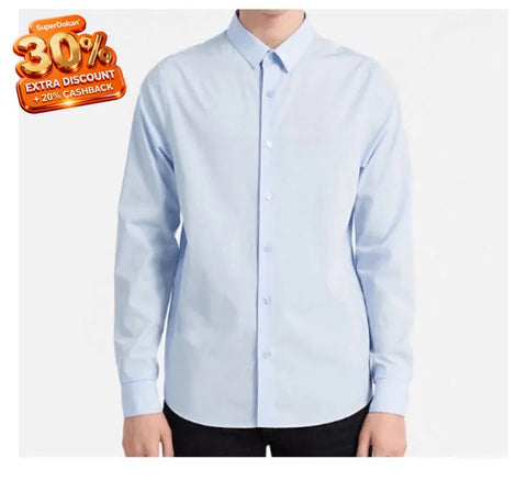 Calvin Klein Men's Light Blue Slim fit Dress Shirt | Calvin Klein In Lebanon