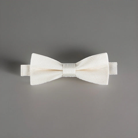 Calvin Klein Men's White Textured Solid Bow Tie  | Calvin Klein In Lebanon