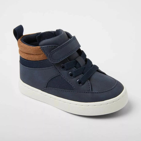 Cat & Jack Baby Boy's Navy Aidan Ankled Sneaker|Cat & Jack In Lebanon