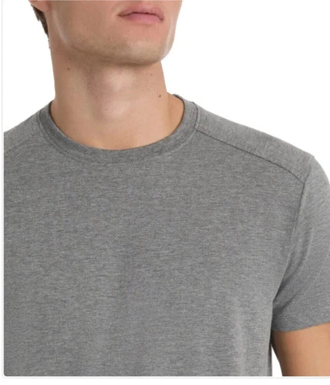 Kenneth Cole Men's Grey Stretch T-Shirt Slim Fit Organic Cotton Blend | Kenneth Cole In Lebanon
