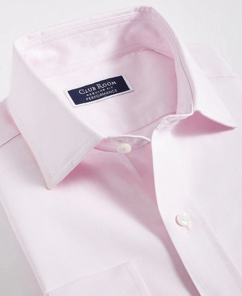 Club Room Men's Light Pink Performance Regular-Fit Shirt |Club Room In Lebanon