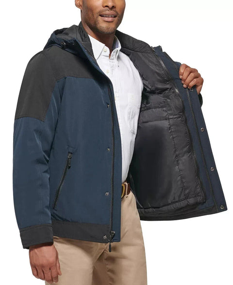 Club Room Men's Navy & Black 3 In 1 Hooded Water Resistant Jacket | Club Room In Lebanon