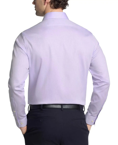 Calvin Klein Men's Purple Steel Stretch Slim Fit Dress Shirt | Calvin Klein In Lebanon