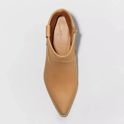 Universal Thread Women's Brown Kay Western Ankle Boots | Universal Thread In Lebanon