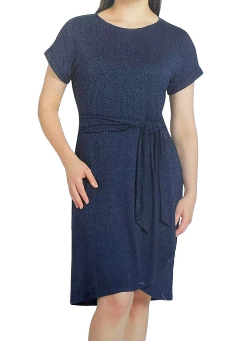 Chaps Women's Short-Sleeve Navy Dress ABF5119