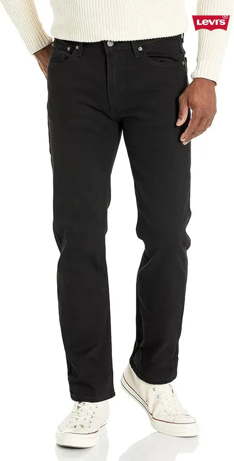 Levi's Men's  Black Straight-Fit Jeans | Levi's  In Lebanon
