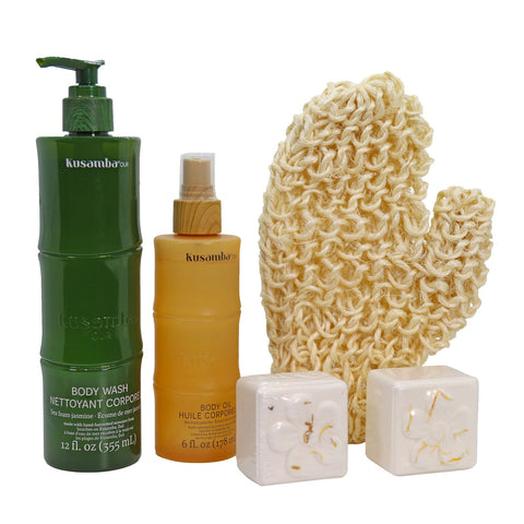 Kusamba by QUR Bath and Body Care Made with Hand-harvested Seawater 5 Piece Set |Kusamba In Lebanon