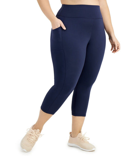 ID Ideology Women's Navy Legging Pants ABF1017