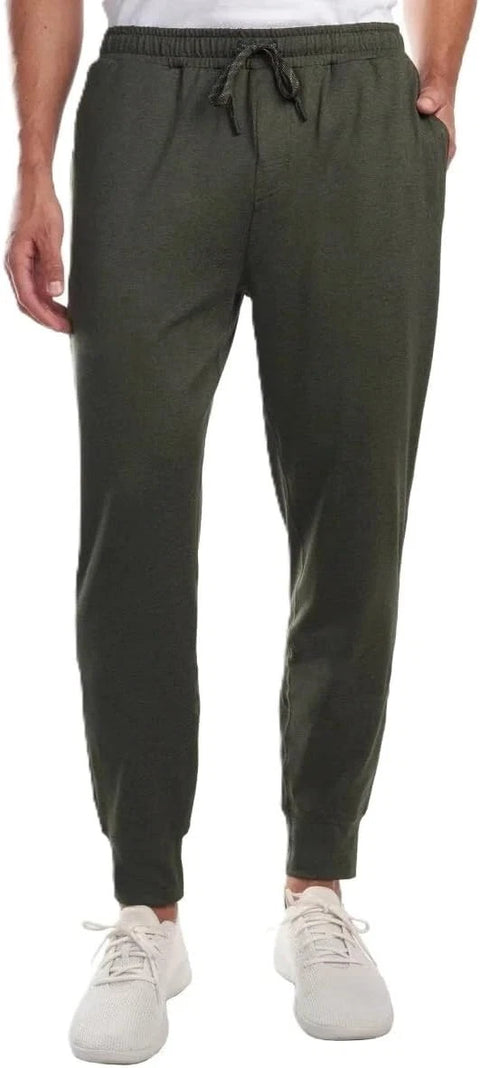 Kirkland Signature Men's Green Active Jogger Moisture Wicking Fabric Sweatpants | Kirkland In Lebanon
