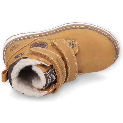 Dockers by Gerli Baby Boy's Golden Tan Winter Velcro Boots | Dockers by Gerli In Lebanon