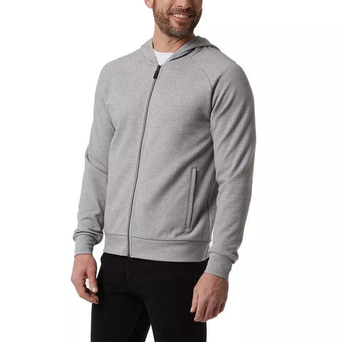 32°Degrees Heat Men's Grey Pique Full Zip Jacket |32°Degrees Heat In Lebanon