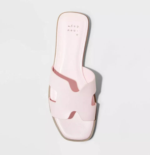 A New Day Women's Pink Nina Raffia H-Band Slipper | A New Day In Lebanon