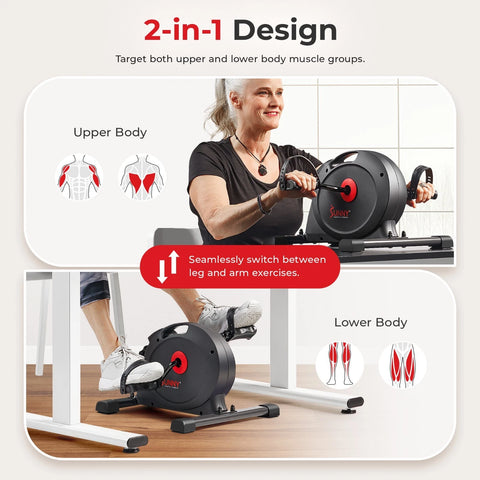 Sunny Health & Fitness Smart Mini Exercise Bike | Sunny In Lebanon