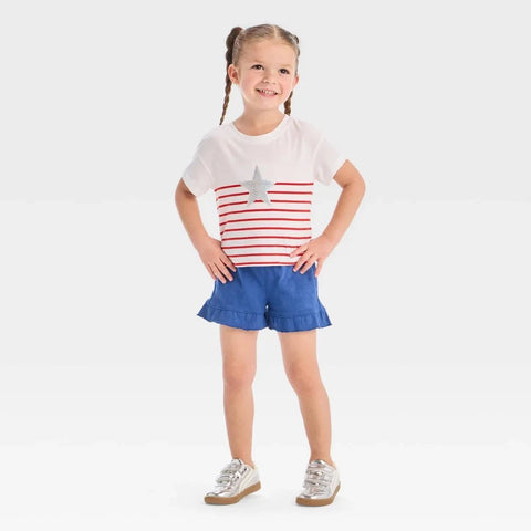 Cat & Jack Toddler Girls' Americana Star & Stripe 2-Piece Set | Cat & Jack in Lebanon